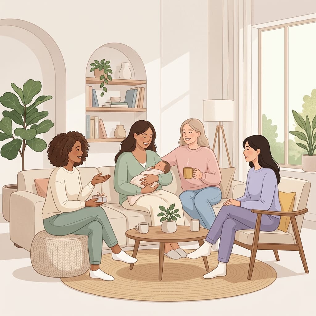 Setting up a postpartum support network